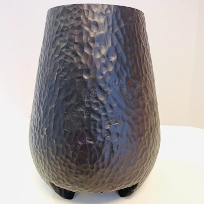 vaso piccolo nero legno